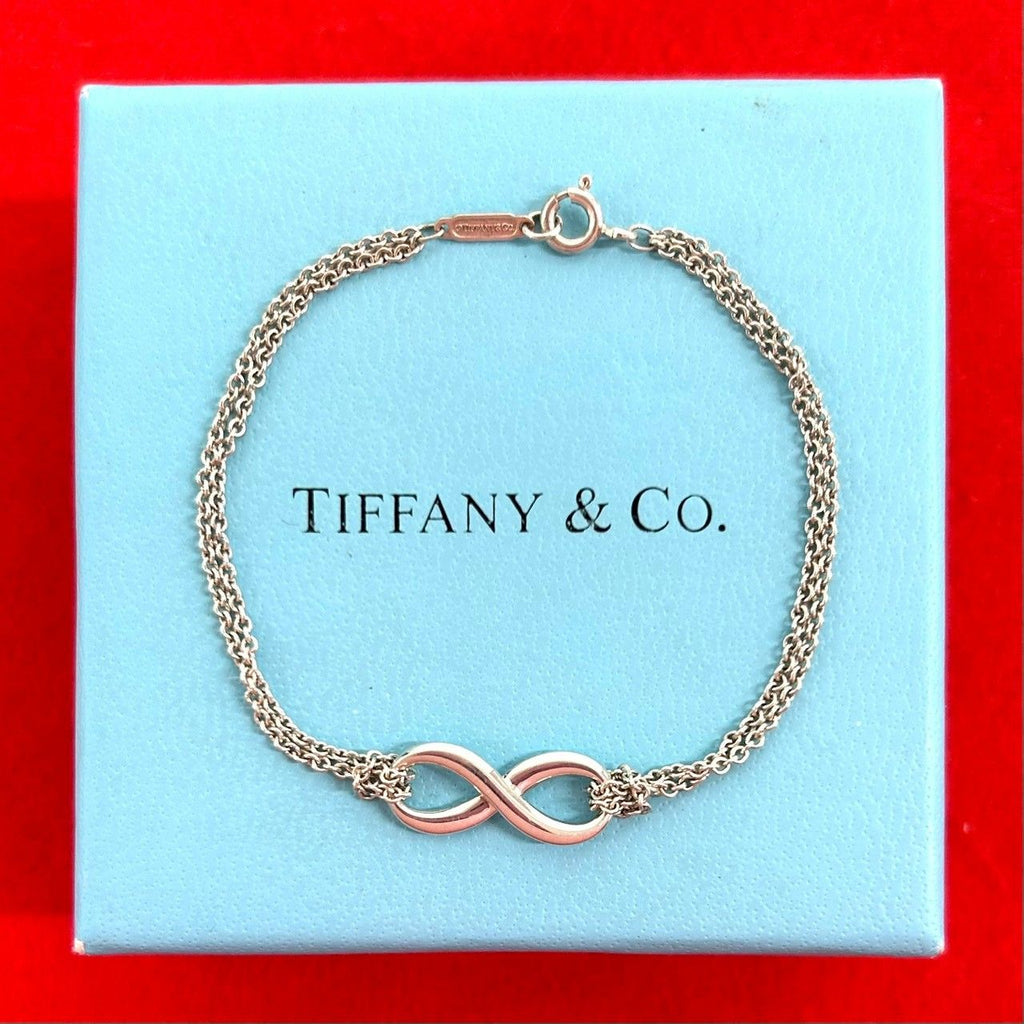 Tiffany & Co Vintage Infinity Bracelet 925 Sterling Silver