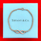 Tiffany & Co Vintage Infinity Bracelet 925 Sterling Silver