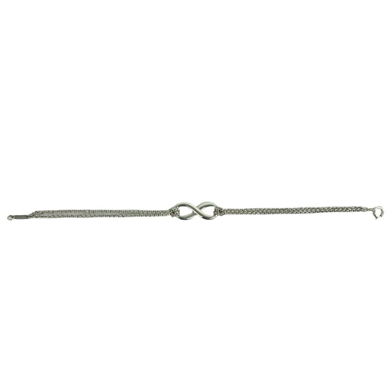 Tiffany & Co Vintage Infinity Bracelet 925 Sterling Silver — view 6