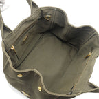 Prada Canapa 2-Way Tote Militare — view 6