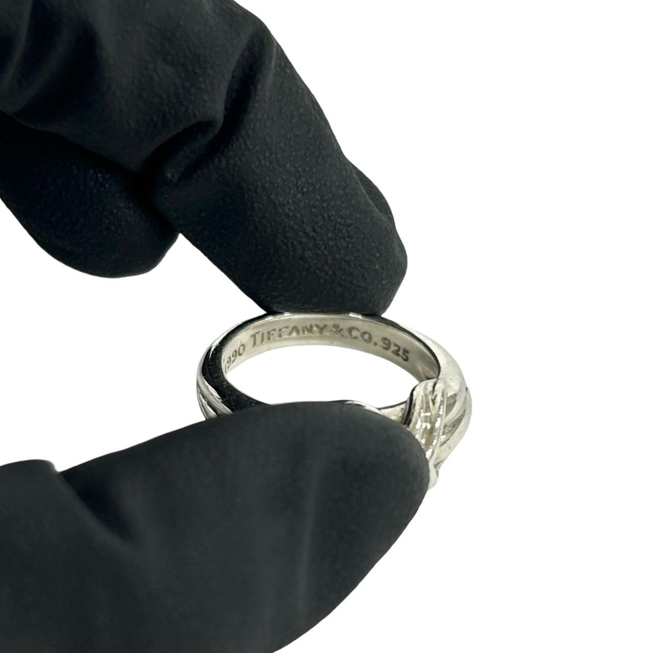 Tiffany & Co Signature Ring 925 Sterling Silver — view 4