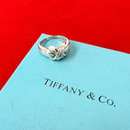Tiffany & Co Vintage Signature Ring 925 Sterling Silver