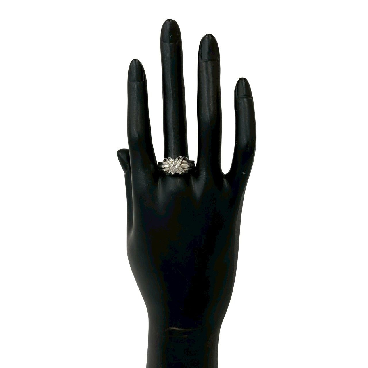 Tiffany & Co Vintage Signature Ring 925 Sterling Silver — view 2