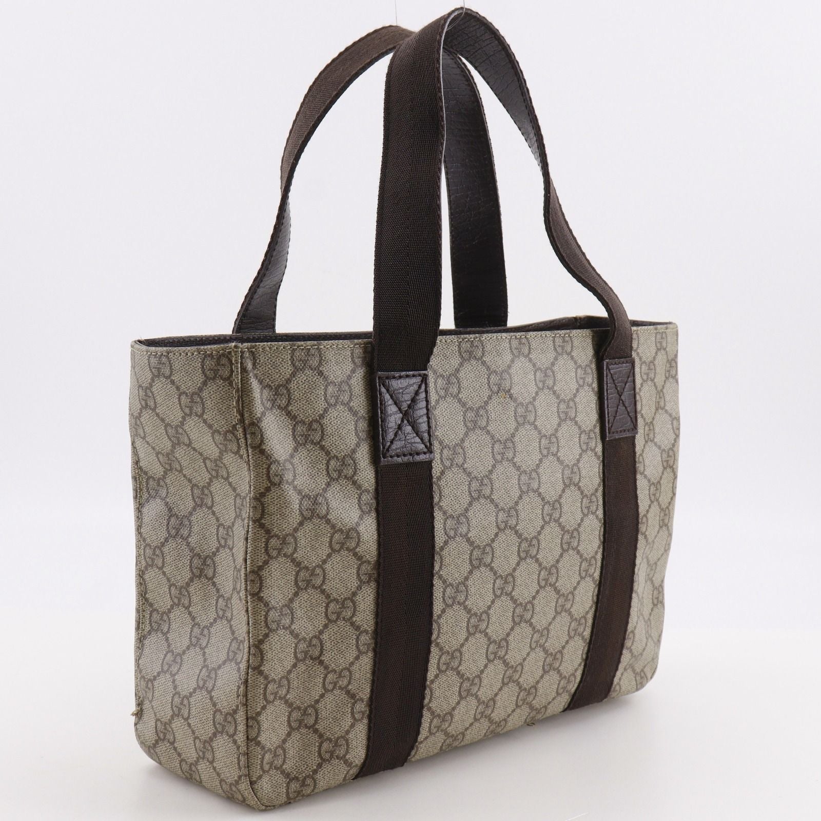 Gucci GG Supreme Canvas Brown Tote — view 3