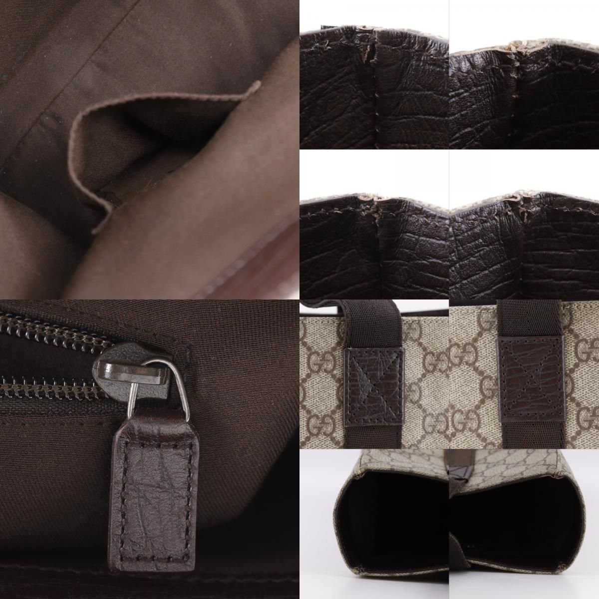 Gucci GG Supreme Canvas Brown Tote — view 8