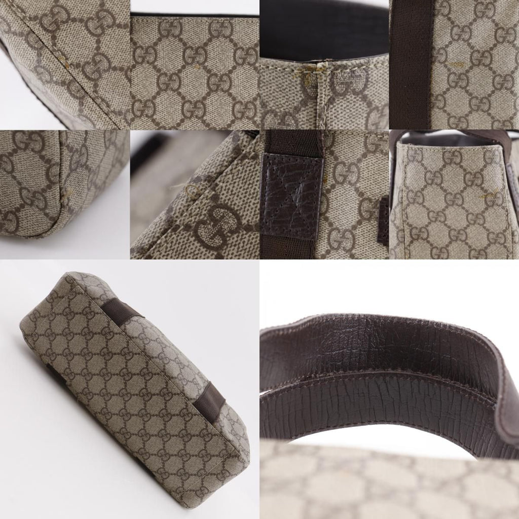 Gucci GG Supreme Canvas Brown Tote — view 9