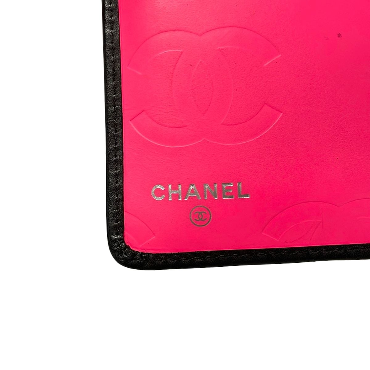 Chanel Wallet Cambon Line Black Silver Leather Lambskin — view 5