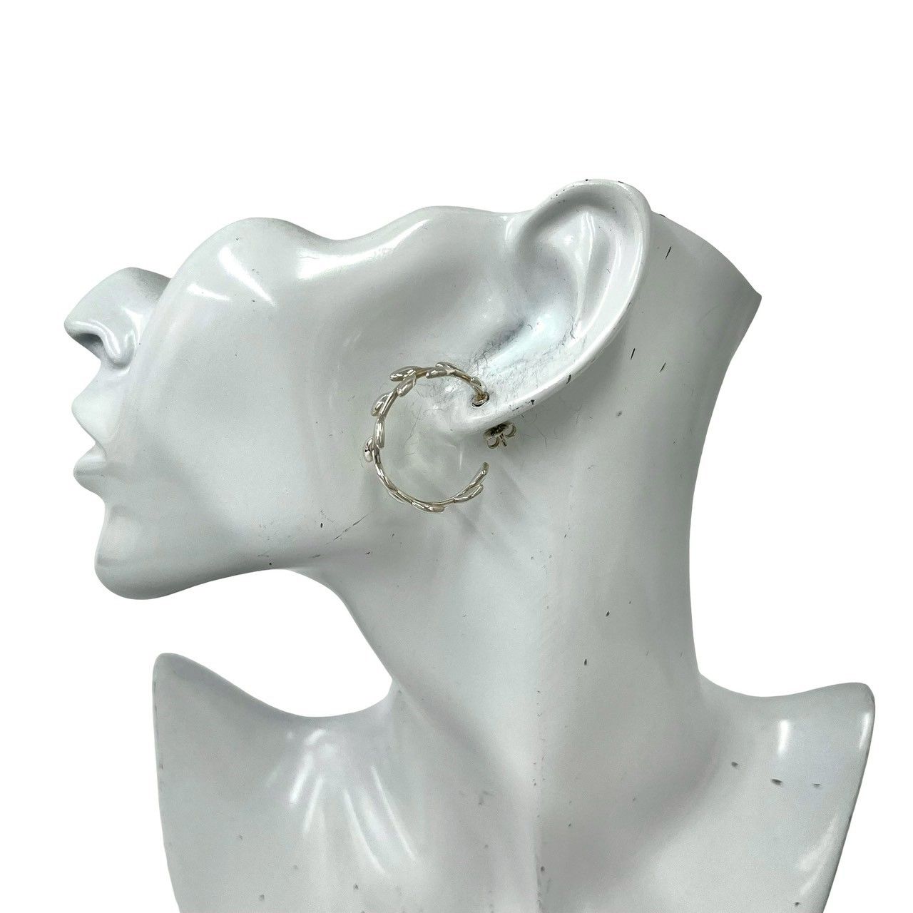 Tiffany & Co Vintage Leaf Earrings 925 Sterling Silver — view 2