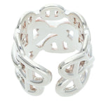 Hermes Chaine D'ancre Enchainee GM Silver Ring — view 2