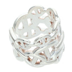 Hermes Chaine D'ancre Enchainee GM Silver Ring — view 4