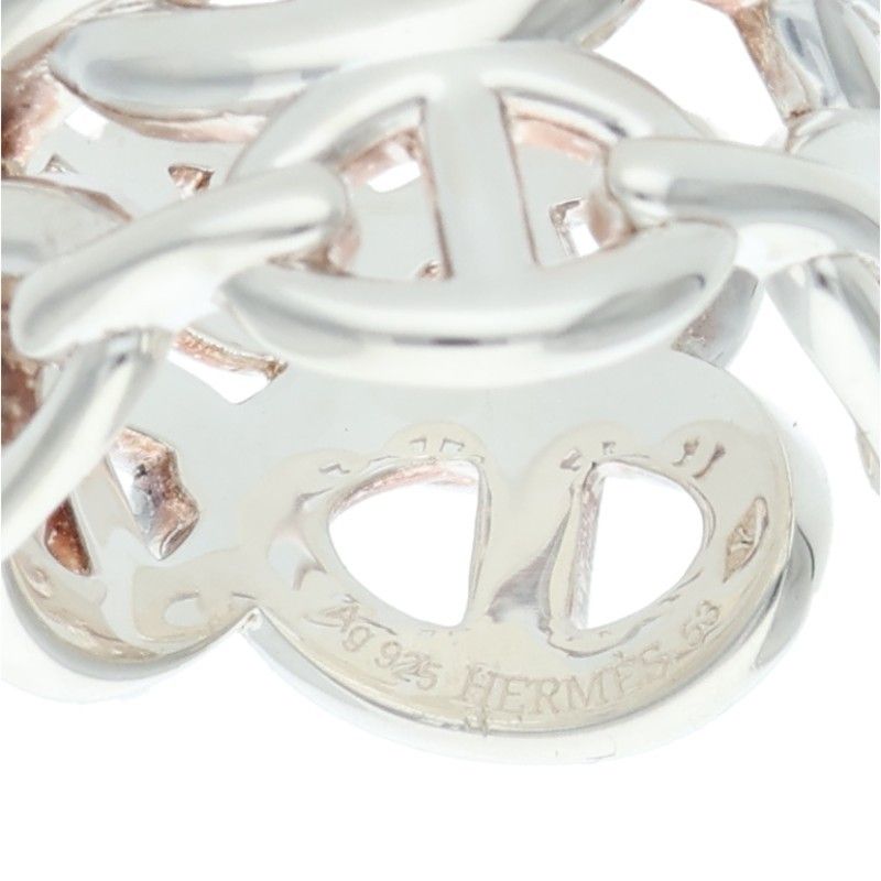 Hermes Chaine D'ancre Enchainee GM Silver Ring — view 3