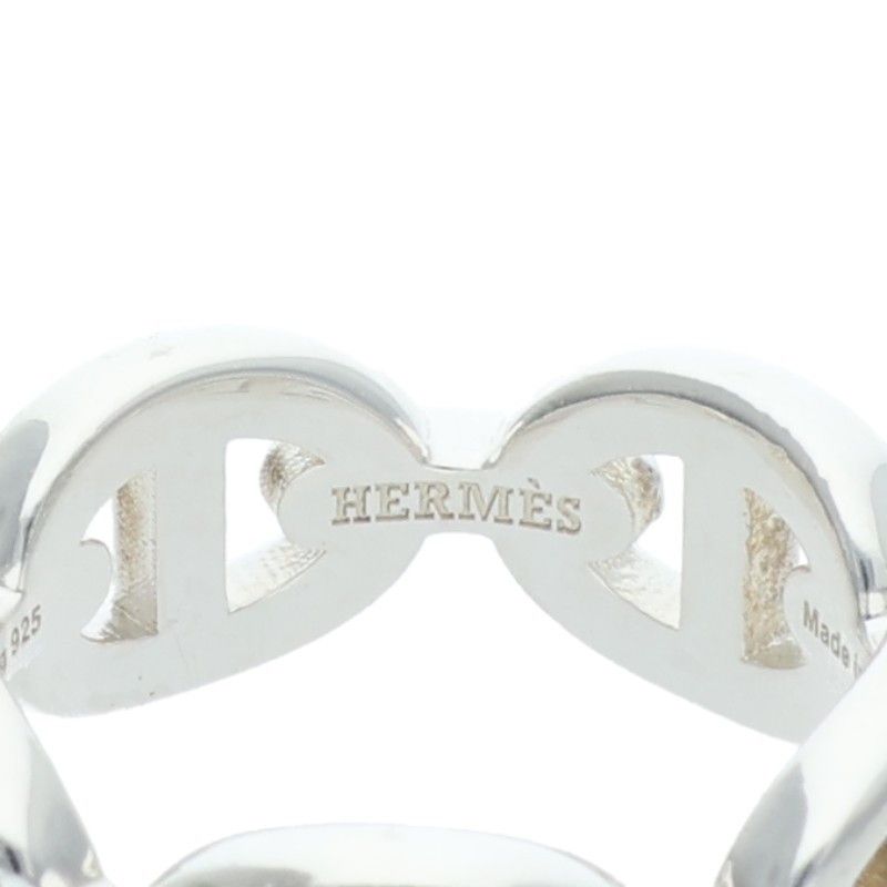 Hermes Chaine D'ancre Enchainee PM Silver Ring — view 3