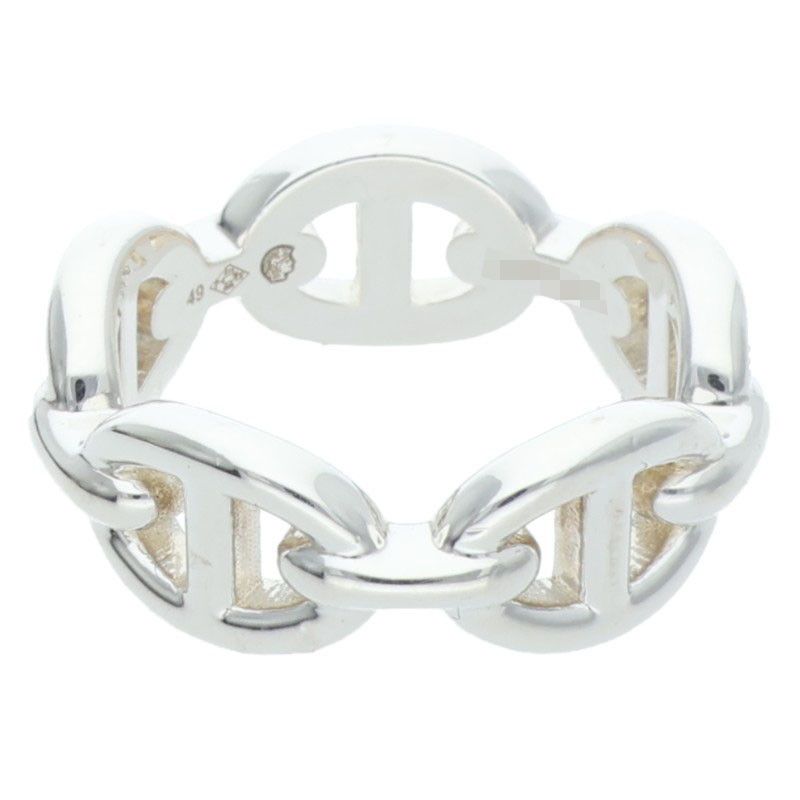 Hermes Chaine D'ancre Enchainee PM Silver Ring — view 2