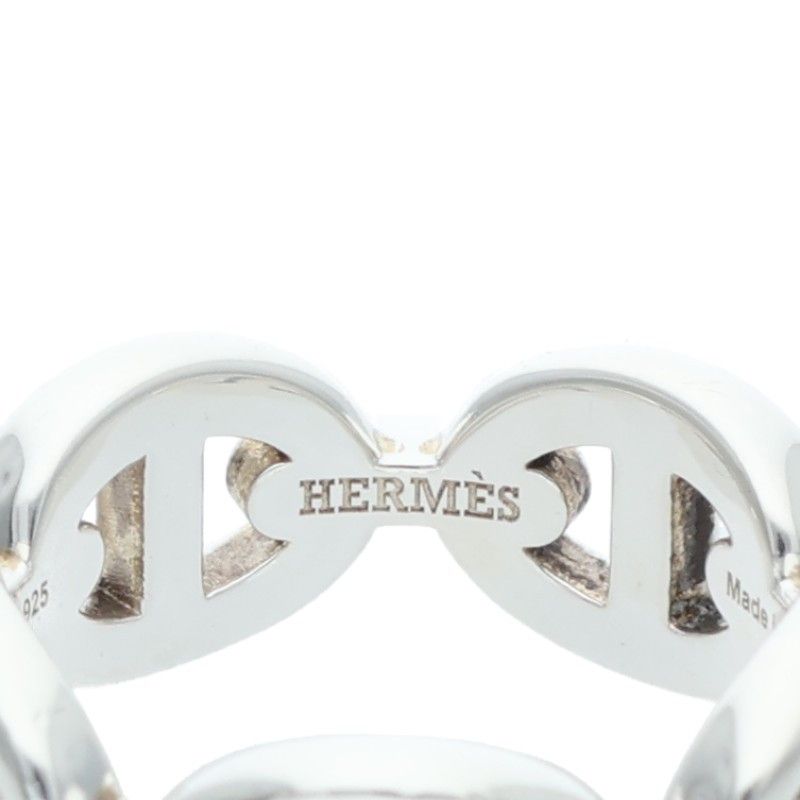 Hermes Chaine D'ancre Enchainee PM Silver Ring — view 3