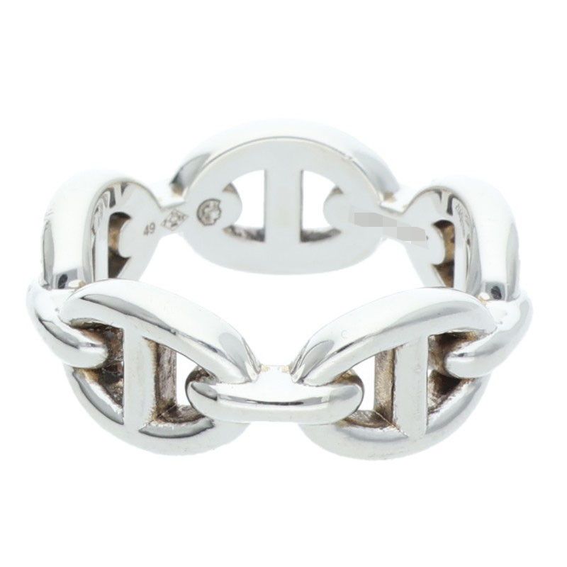 Hermes Chaine D'ancre Enchainee PM Silver Ring — view 2