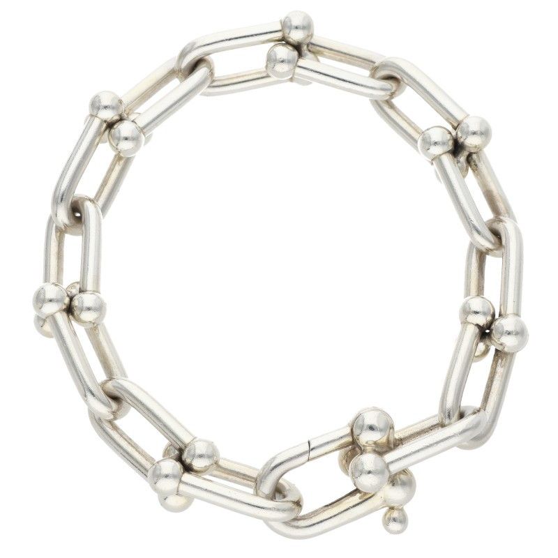 Tiffany & Co Large Link Silver Bracelet — view 2