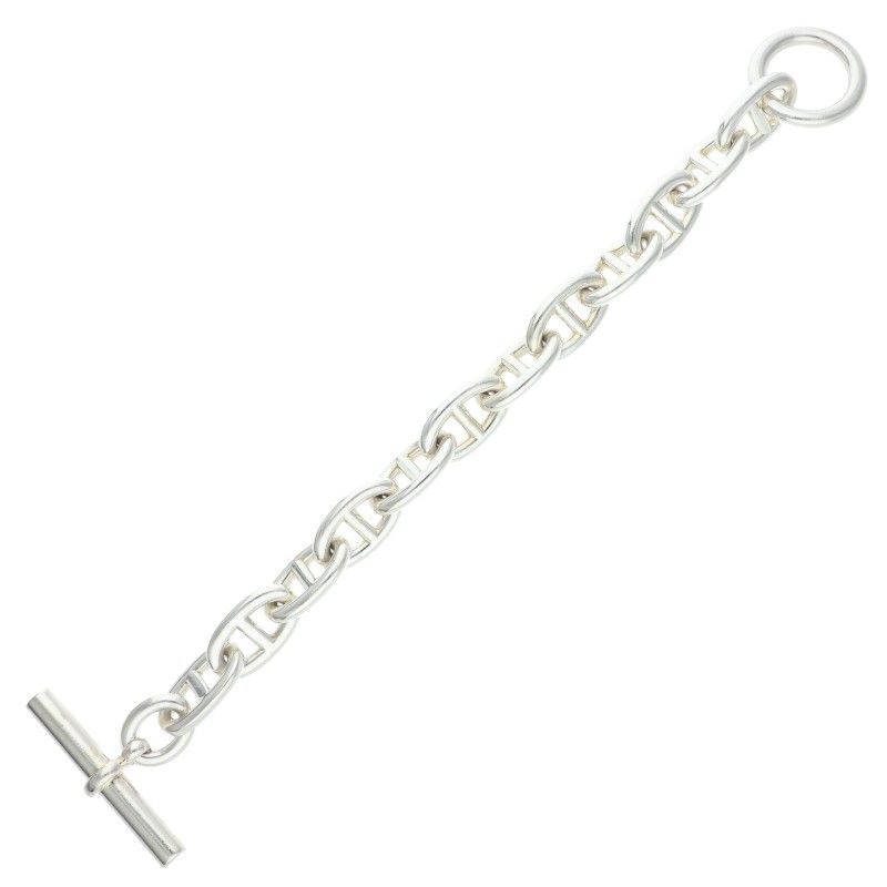 Hermes Chaine D'ancre TGM Silver Bracelet — view 2