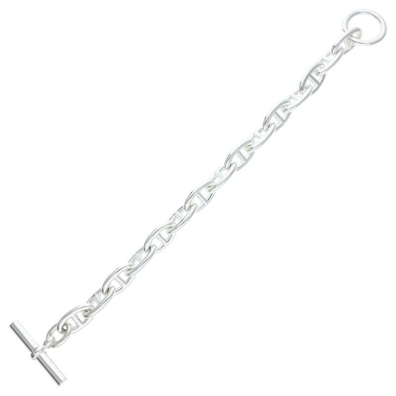 Hermes Chaine D'ancre GM Silver Bracelet — view 2