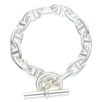 Hermes Chaine D'ancre GM Silver Bracelet