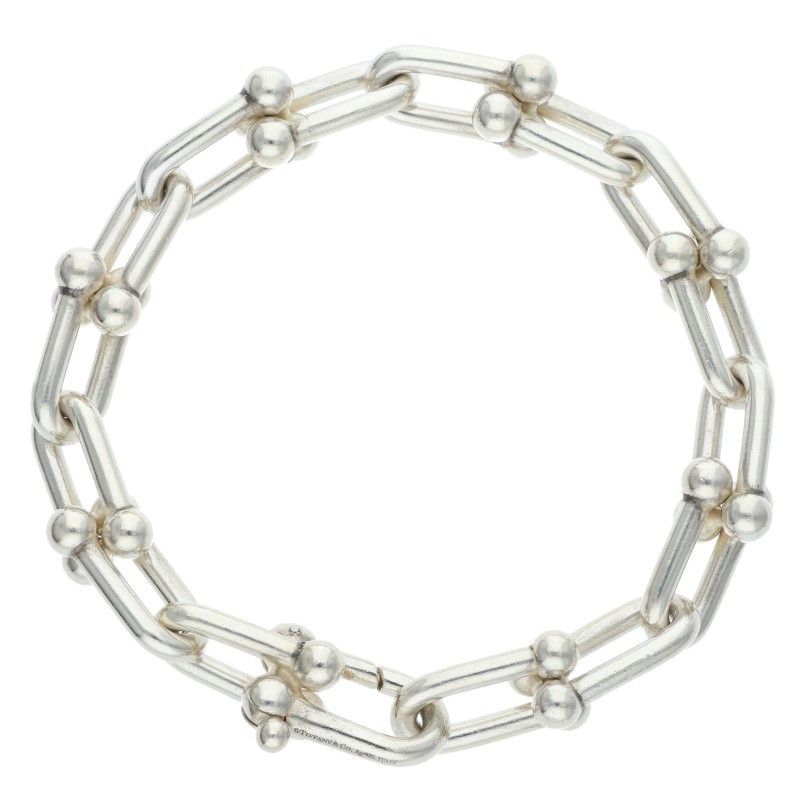 Tiffany & Co Large Link Silver Bracelet — view 2