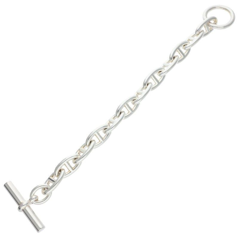 Hermes Chaine D'ancre GM Silver Bracelet — view 2