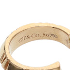 Tiffany & Co Atlas Small 18k Yellow Gold Hoop Earrings — view 3