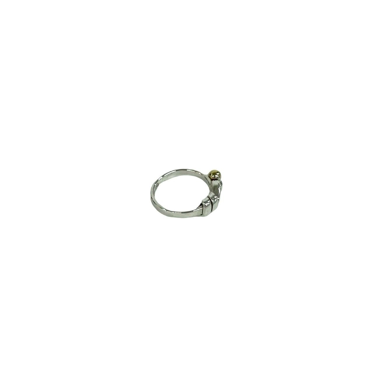 Tiffany & Co Hook &I Love Knot Ring 925 Sterling Silver Gold — view 5
