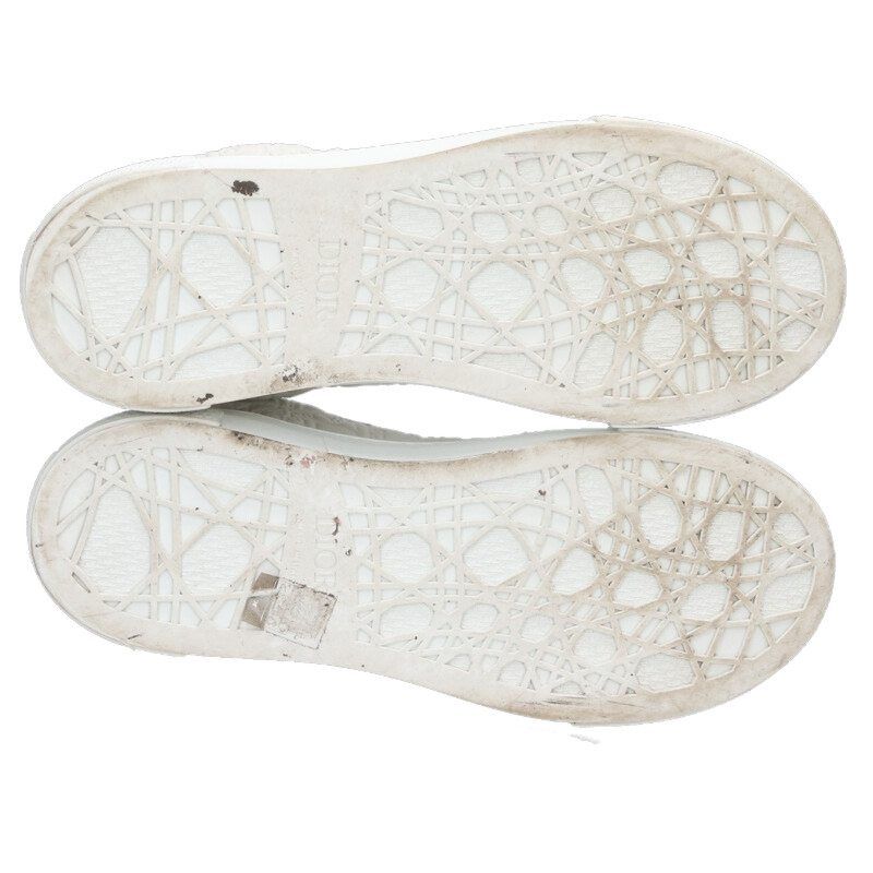 Dior 000 33 Spin Grained Calfskin Oblique Pattern Sneakers — view 3