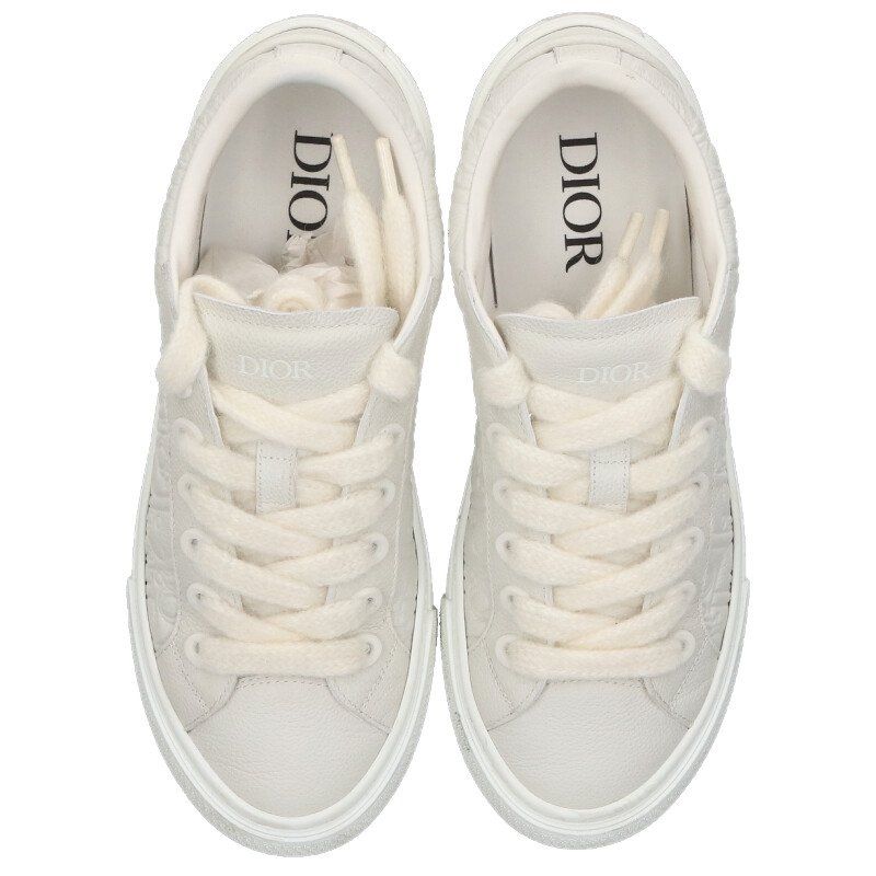 Dior 000 33 Spin Grained Calfskin Oblique Pattern Sneakers — view 4