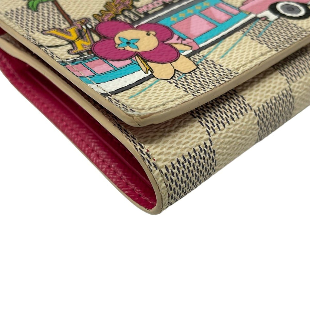 Louis Vuitton Trifold Wallet Vivienne Portefeuille Victorine Damier Azur Multi — view 7
