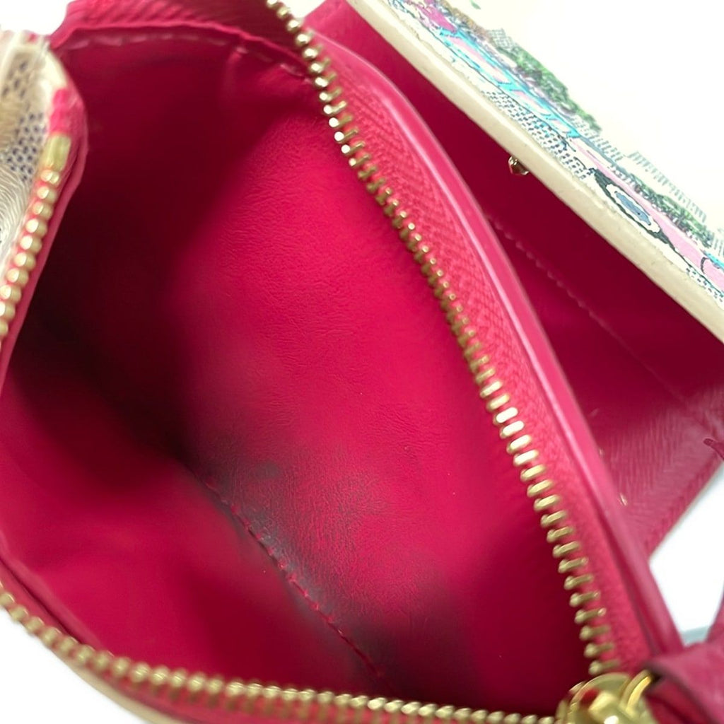 Louis Vuitton Trifold Wallet Vivienne Portefeuille Victorine Damier Azur Multi — view 4
