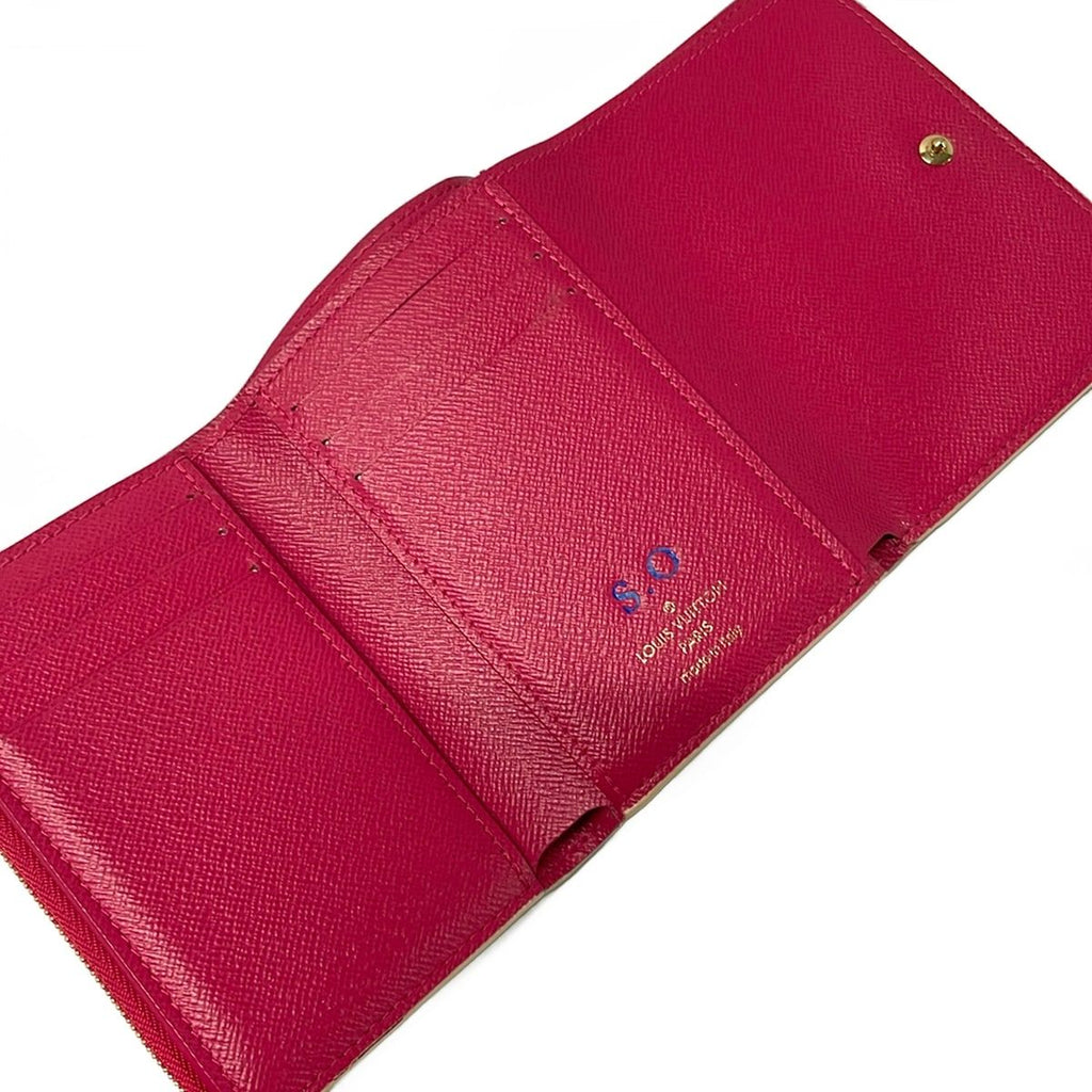 Louis Vuitton Trifold Wallet Vivienne Portefeuille Victorine Damier Azur Multi — view 3