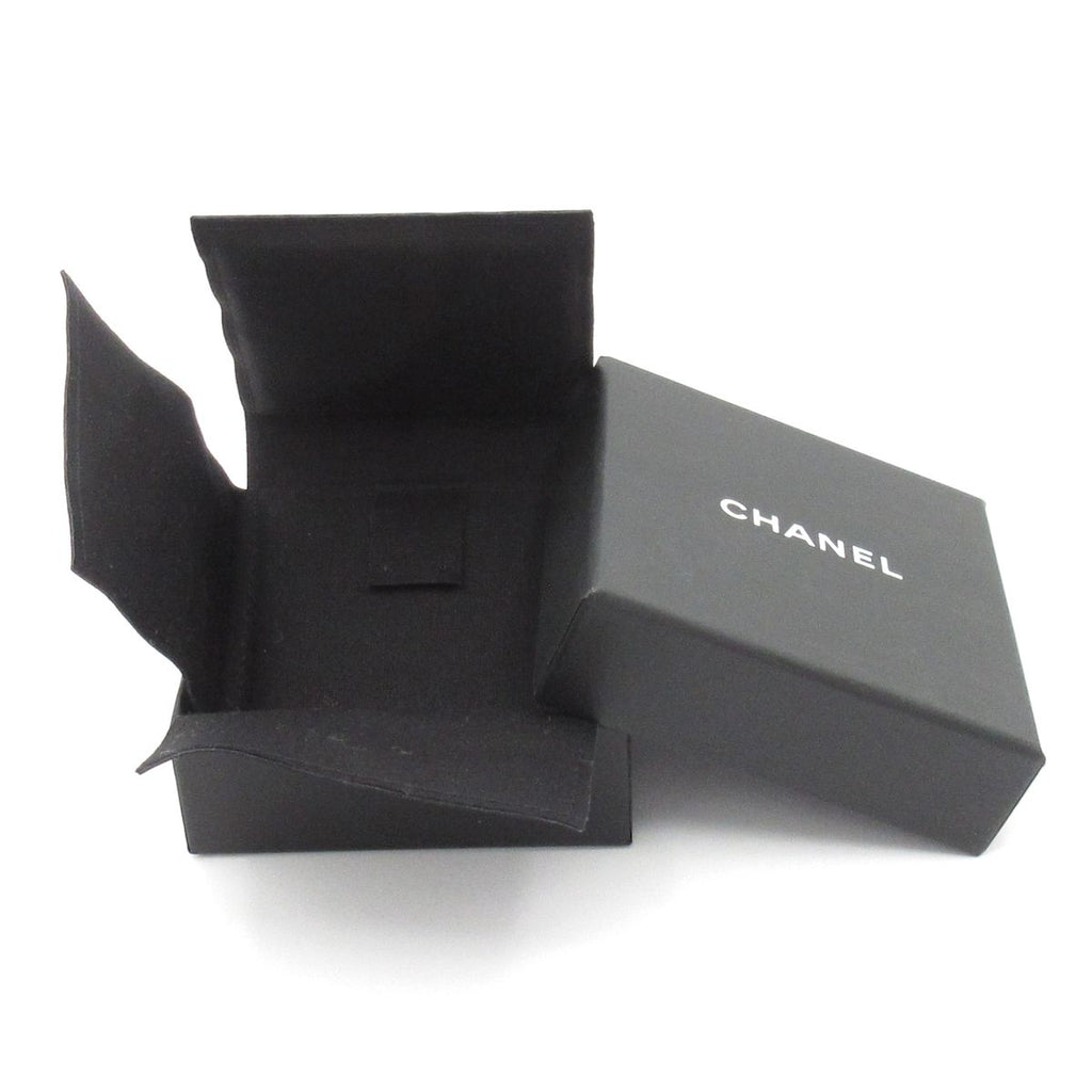 Chanel Brooch Black Gold Clear Rhinestone Chain — view 6