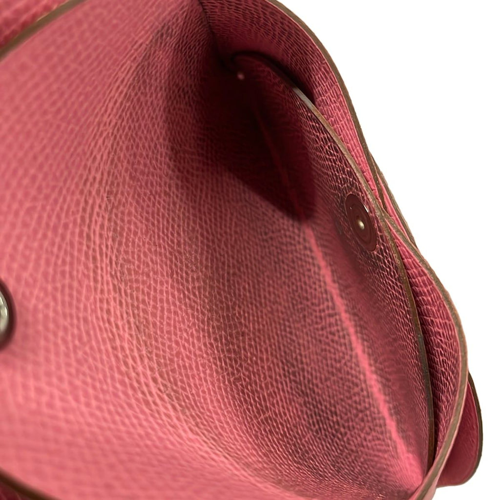 Hermes Coin Case Calviduo Rose Confetti — view 4
