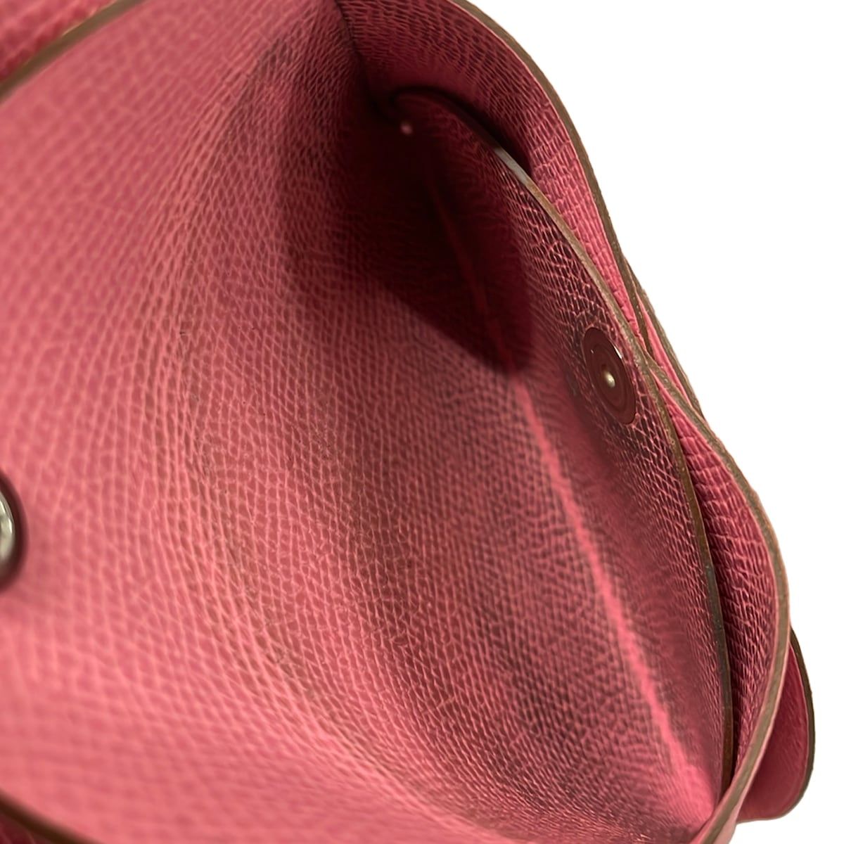 Hermes Coin Case Calviduo Rose Confetti — view 4