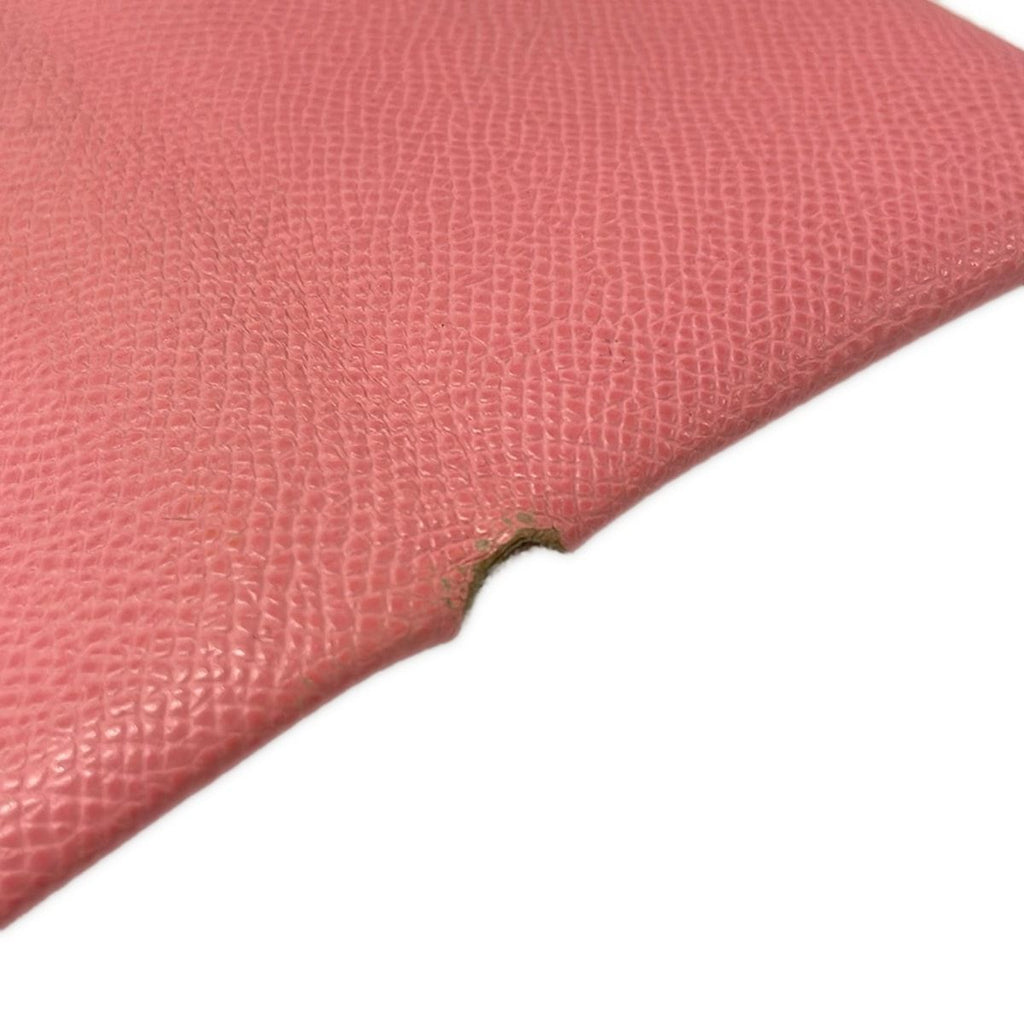 Hermes Coin Case Calviduo Rose Confetti — view 8