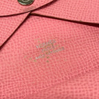 Hermes Coin Case Calviduo Rose Confetti — view 5