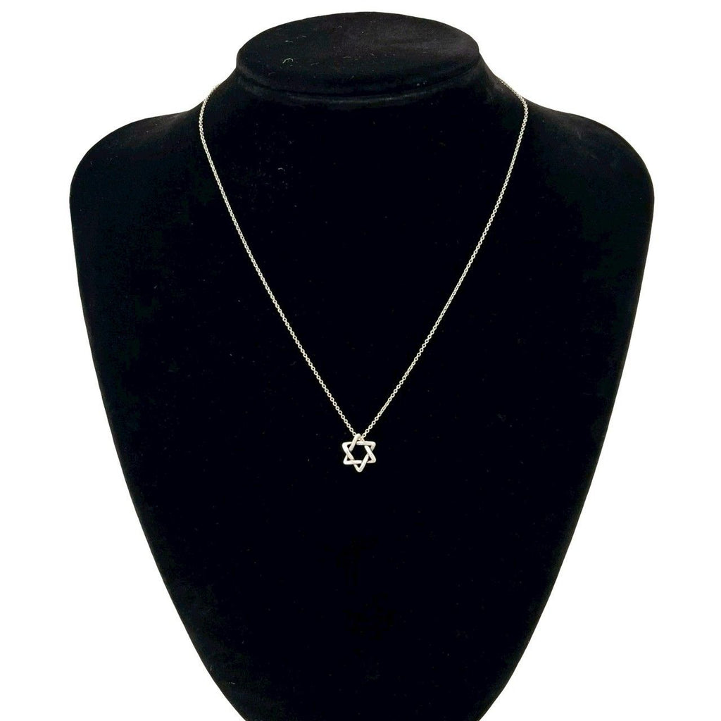 Tiffany & Co Box Vintage Star of David Necklace 925 Sterling Silver — view 2