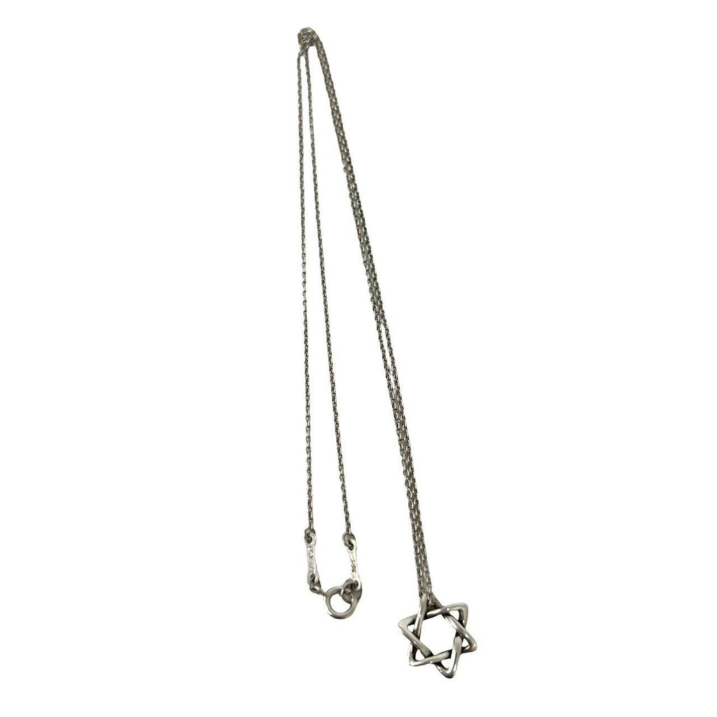 Tiffany & Co Box Vintage Star of David Necklace 925 Sterling Silver — view 5