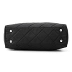 Prada Chain Shoulder Bag Triangle Logo Quilted Nylon Black — view 3