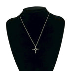Tiffany & Co Vintage Infinity Cross Necklace 925 Sterling Silver — view 2