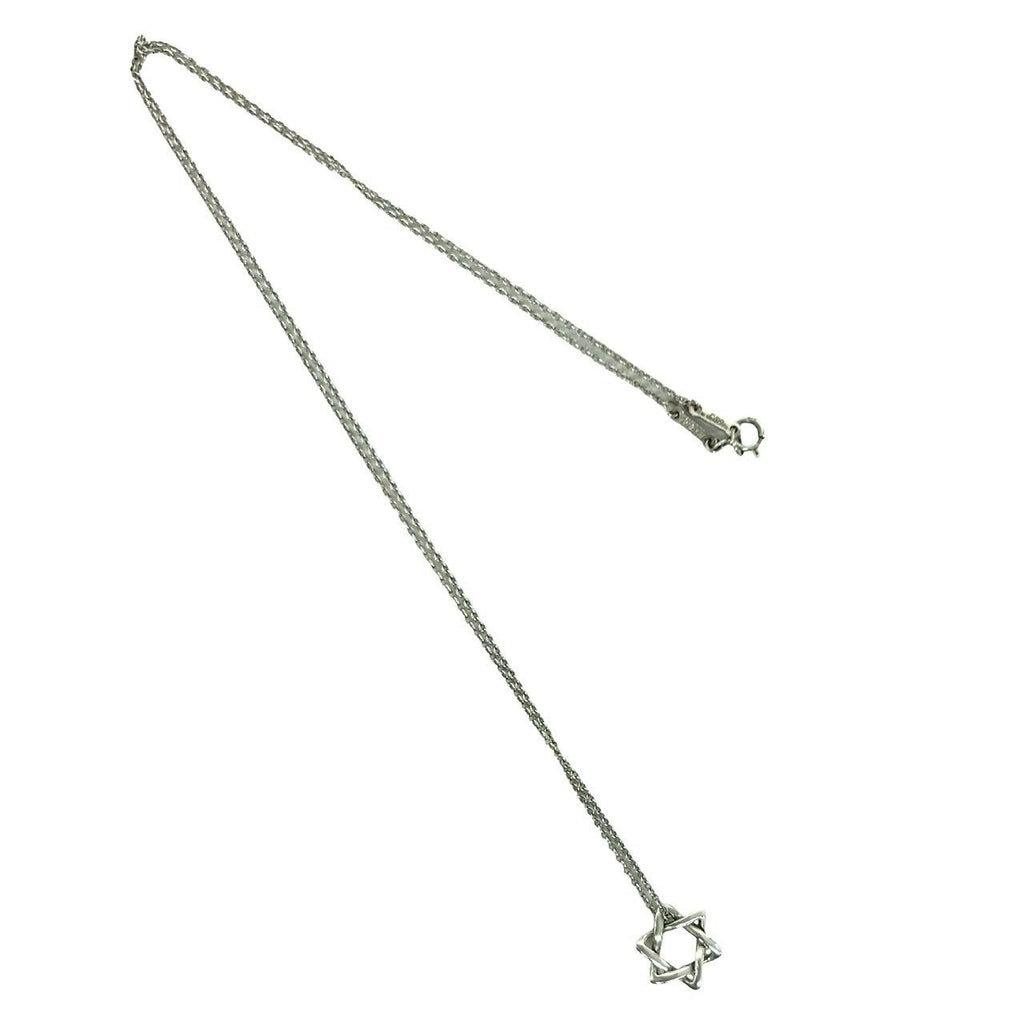 Tiffany & Co Vintage Star of David Necklace 925 Sterling Silver — view 5