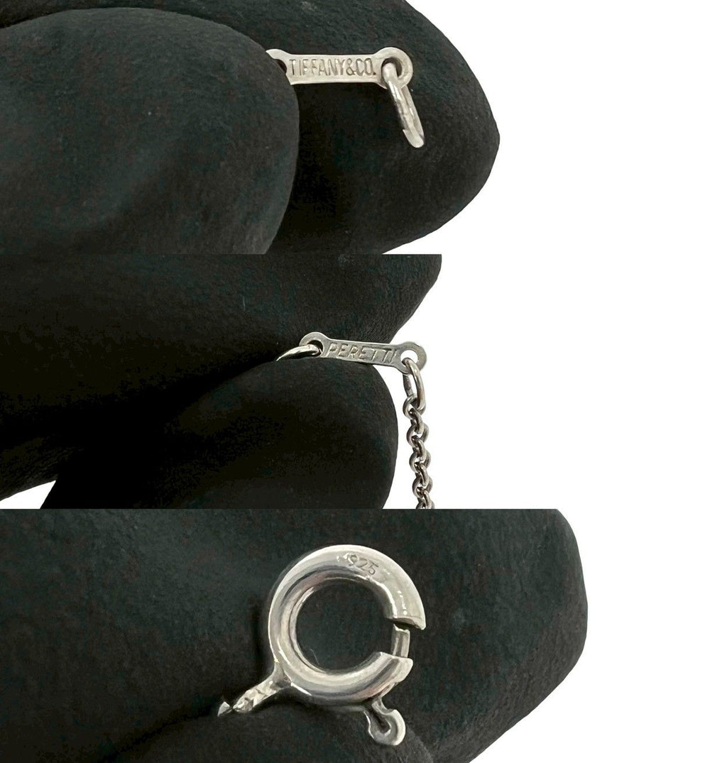Tiffany & Co Vintage Atlas Cube Necklace 925 Sterling Silver — view 3