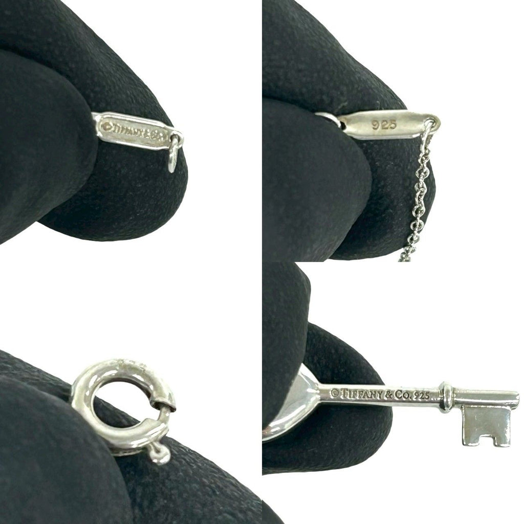 Tiffany & Co Heart Key Necklace 925 Sterling Silver — view 3