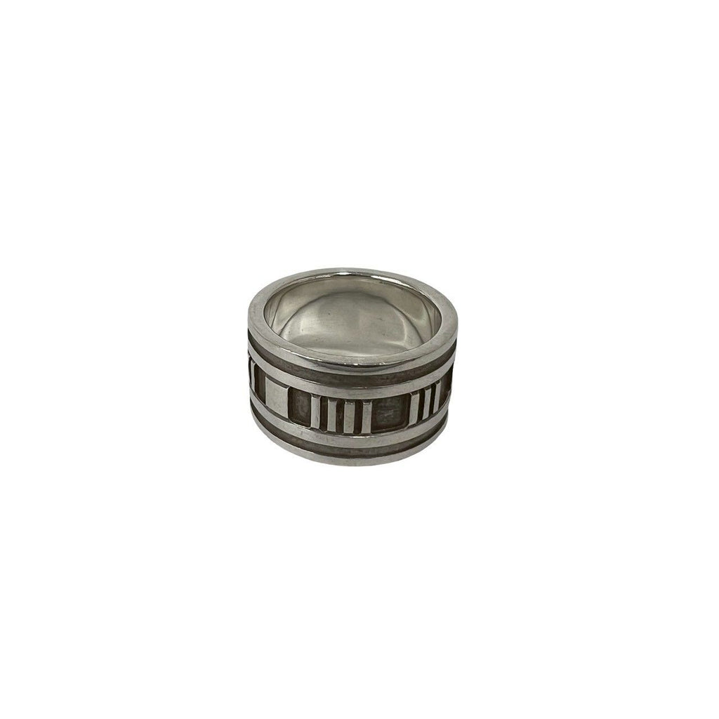 Tiffany & Co Vintage Wide Atlas Ring 925 Sterling Silver — view 5