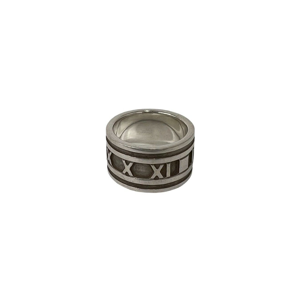 Tiffany & Co Vintage Wide Atlas Ring 925 Sterling Silver — view 6