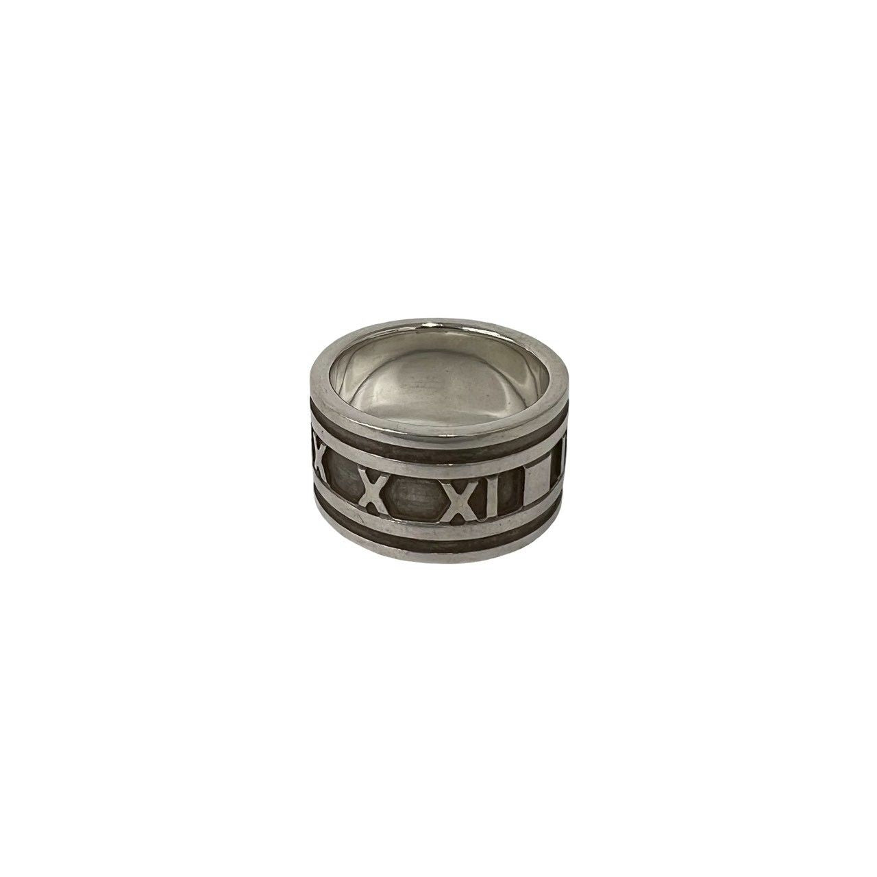 Tiffany & Co Vintage Wide Atlas Ring 925 Sterling Silver — view 6