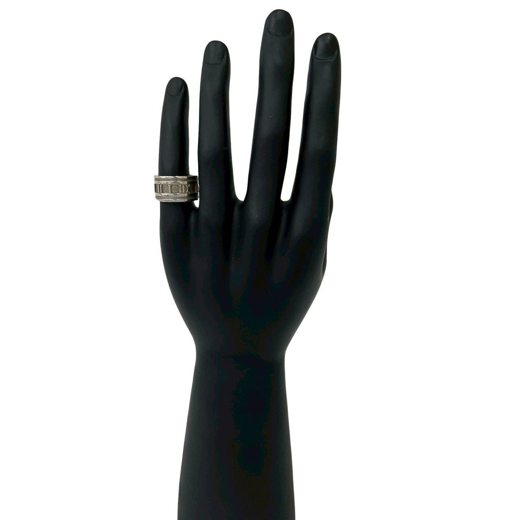 Tiffany & Co Vintage Wide Atlas Ring 925 Sterling Silver — view 2