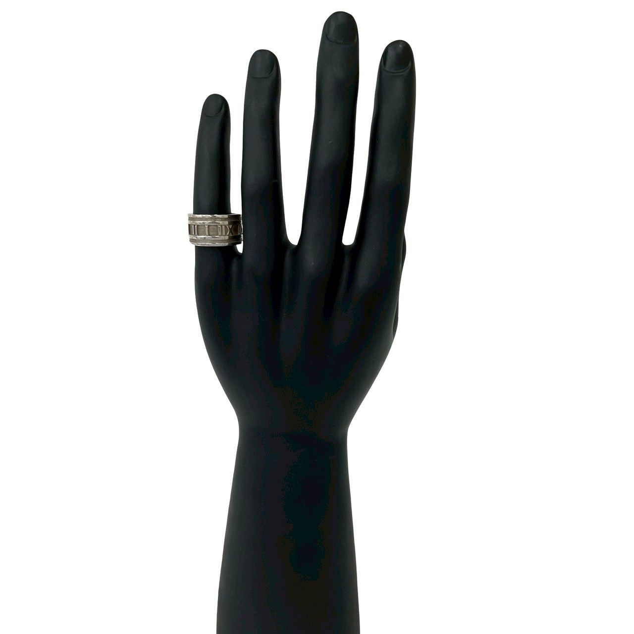 Tiffany & Co Vintage Wide Atlas Ring 925 Sterling Silver — view 2