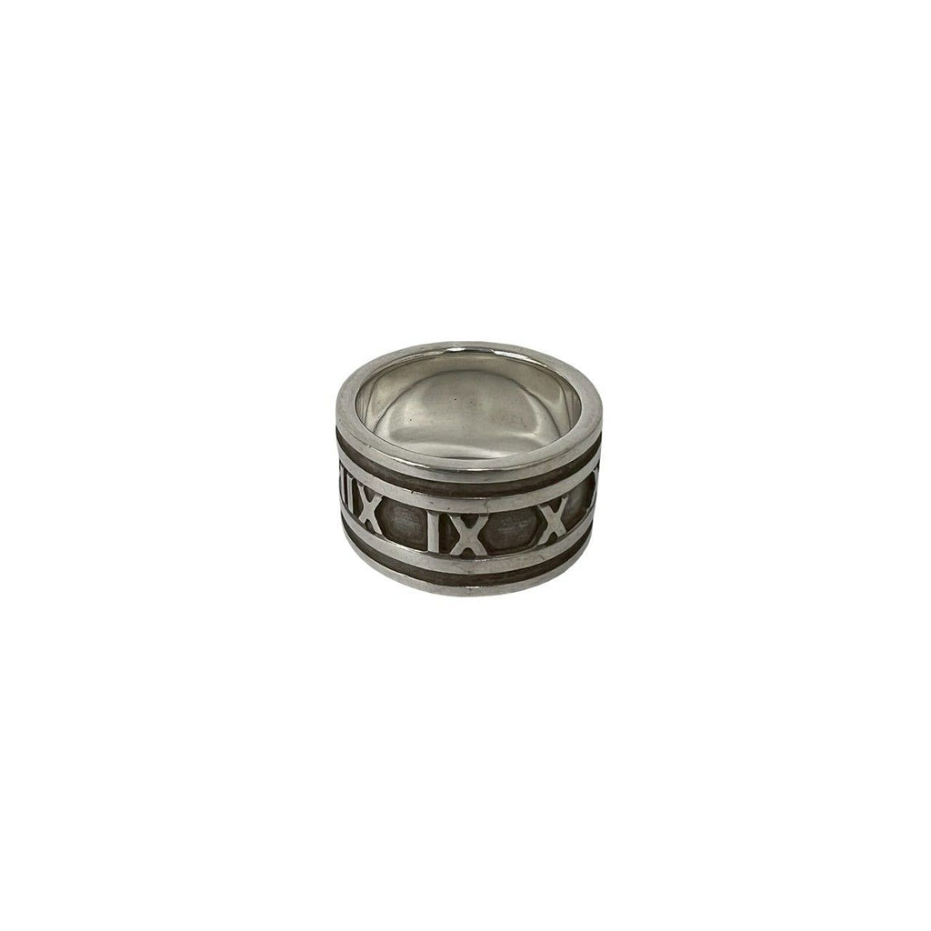 Tiffany & Co Vintage Wide Atlas Ring 925 Sterling Silver — view 4